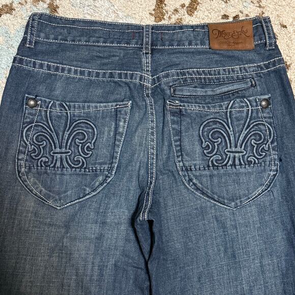 Vintage Marc Ecko Fleur Bootcut Jeans Size 33x31 Y2K - Picture 1 of 6